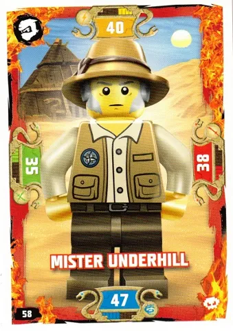 NINJAGO Trading Card Game (English) Series 5 - # 58 Mister Underhill