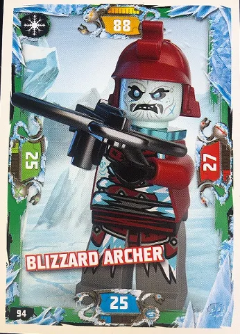 NINJAGO Trading Card Game (English) Series 5 - # 94 Blizzard Archer