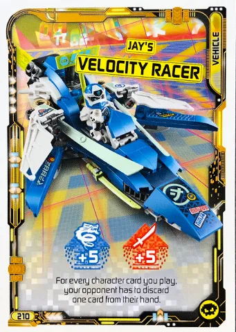NINJAGO Trading Card Game (English) Series 5 - # 210 Jay's Velocity Racer