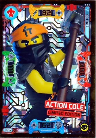NINJAGO Trading Card Game (English) Series 5 - # LE14 Action Cole Limited Edition