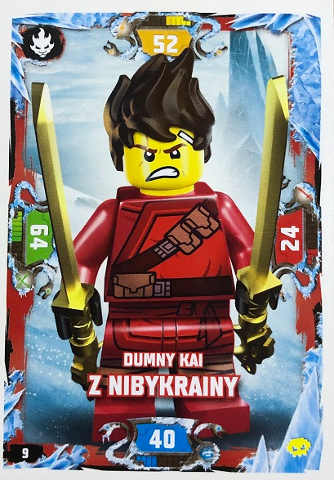 NINJAGO Trading Card Game (Polish) Series 5 - # 9 Dumny Kai z Nibykrainy