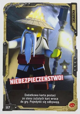 NINJAGO Trading Card Game (Polish) Series 5 - # 117 Niebezpieczeństwo!