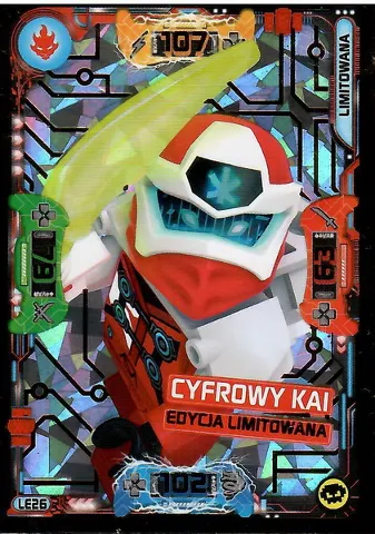 NINJAGO Trading Card Game (Polish) Series 5 - # LE26 Cyfrowy Kai Edycja Limitowana