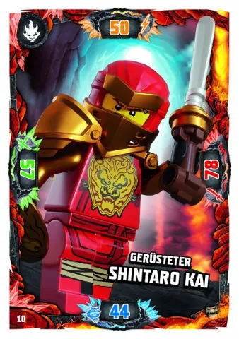 NINJAGO Trading Card Game (German) Series 6 (Next Level) - # 10 Gerüsteter Shintaro Kai