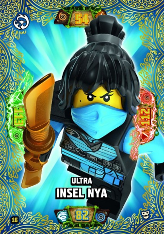 NINJAGO Trading Card Game (German) Series 6 (Next Level) - # 16 Ultra Insel Nya