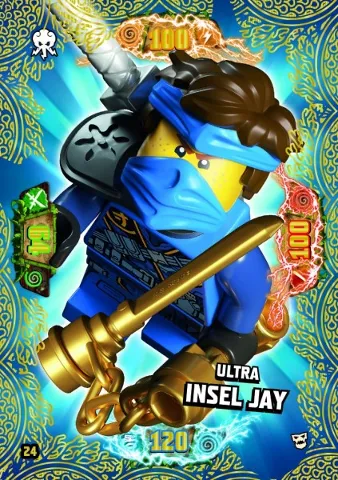 NINJAGO Trading Card Game (German) Series 6 (Next Level) - # 24 Ultra Insel Jay