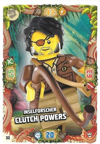 NINJAGO Trading Card Game (German) Series 6 (Next Level) - # 32 Inselforscher Clutch Powers