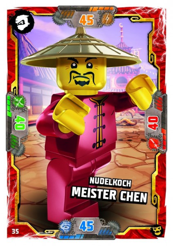 NINJAGO Trading Card Game (German) Series 6 (Next Level) - # 35 Nudelkoch Meister Chen