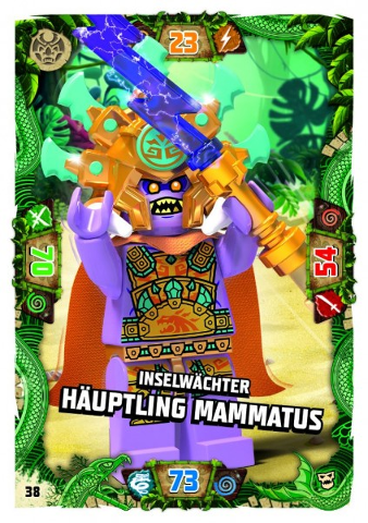 NINJAGO Trading Card Game (German) Series 6 (Next Level) - # 38 Inselwächter Häuptling Mammatus