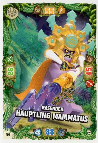 NINJAGO Trading Card Game (German) Series 6 (Next Level) - # 39 Rasender Häuptling Mammatus