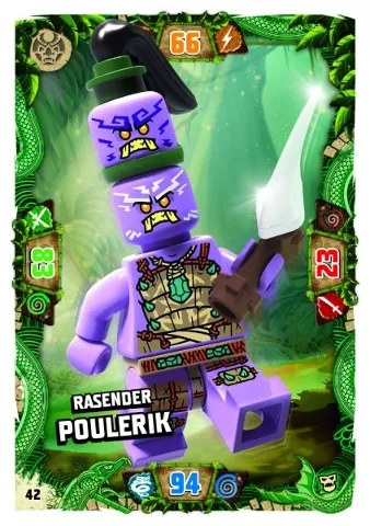 NINJAGO Trading Card Game (German) Series 6 (Next Level) - # 42 Rasender Poulerik