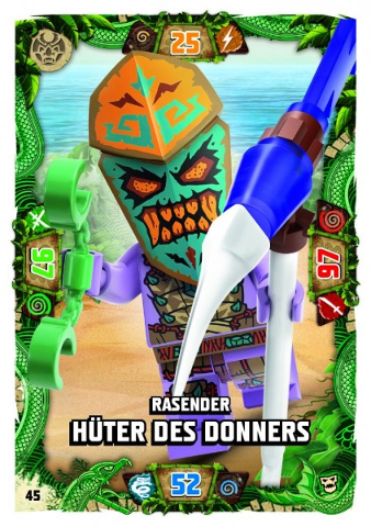 NINJAGO Trading Card Game (German) Series 6 (Next Level) - # 45 Rasender Hüter des Donners