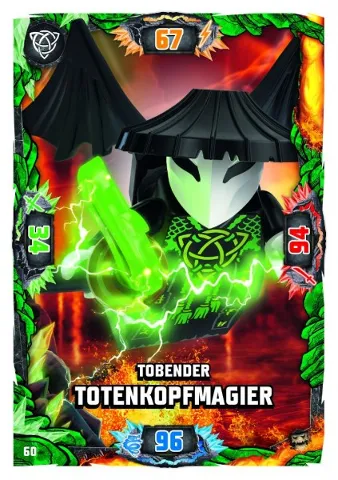NINJAGO Trading Card Game (German) Series 6 (Next Level) - # 60 Tobender Totenkopfmagier