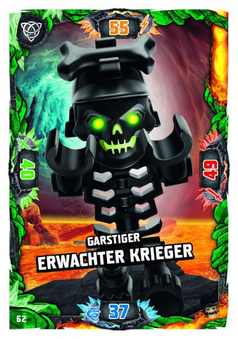 NINJAGO Trading Card Game (German) Series 6 (Next Level) - # 62 Garstiger Erwachter Krieger