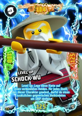 NINJAGO Trading Card Game (German) Series 6 (Next Level) - # 77 Level Up Schock Wu