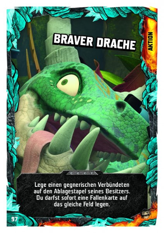 NINJAGO Trading Card Game (German) Series 6 (Next Level) - # 97 Braver Drache