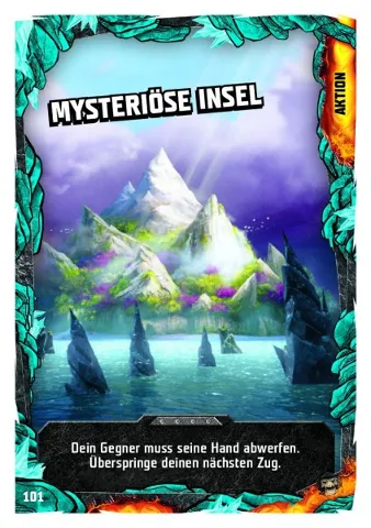 NINJAGO Trading Card Game (German) Series 6 (Next Level) - # 101 Mysteriöse Insel