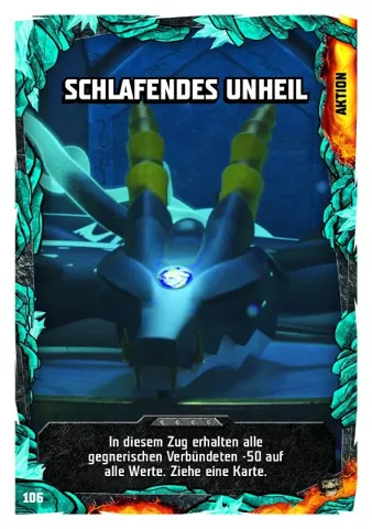 NINJAGO Trading Card Game (German) Series 6 (Next Level) - # 106 Schlafendes Unheil