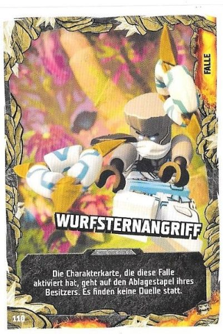 NINJAGO Trading Card Game (German) Series 6 (Next Level) - # 110 Wurfsternangriff