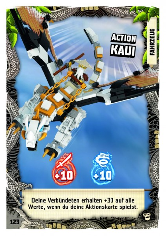 NINJAGO Trading Card Game (German) Series 6 (Next Level) - # 123 Action Kaui