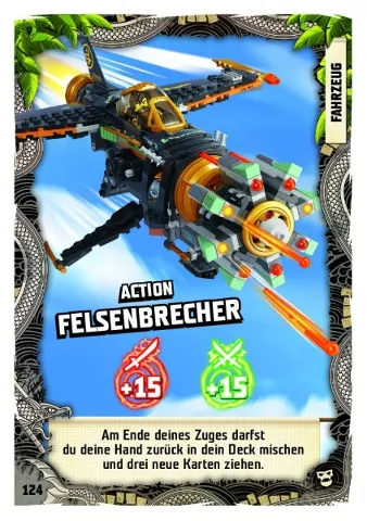 NINJAGO Trading Card Game (German) Series 6 (Next Level) - # 124 Action Felsenbrecher