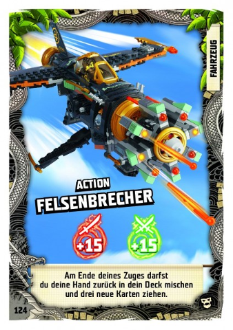 NINJAGO Trading Card Game (German) Series 6 (Next Level) - # 124 Action Felsenbrecher