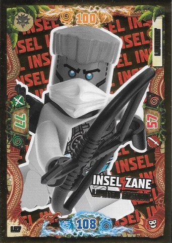 NINJAGO Trading Card Game (German) Series 6 (Next Level) - # LE7 Insel Zane Limited Edition