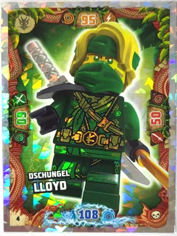 NINJAGO Trading Card Game (German) Series 6 - # 4 Dschungel Lloyd