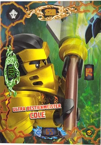 NINJAGO Trading Card Game (German) Series 6 - # 11 Ultra Bestienmeister Cole