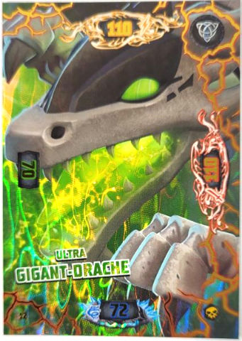 NINJAGO Trading Card Game (German) Series 6 - # 12 Ultra Gigant-Drache
