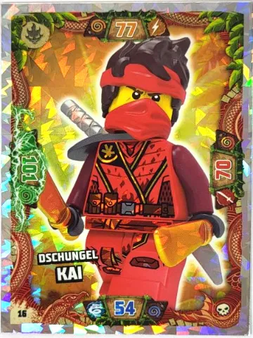 NINJAGO Trading Card Game (German) Series 6 - # 16 Dschungel Kai