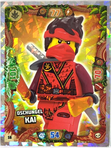 NINJAGO Trading Card Game (German) Series 6 - # 16 Dschungel Kai