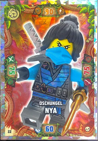 NINJAGO Trading Card Game (German) Series 6 - # 22 Dschungel Nya