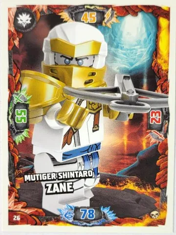 NINJAGO Trading Card Game (German) Series 6 - # 26 Mutiger Shintaro Zane