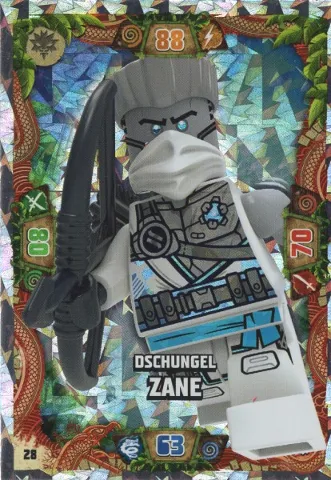 NINJAGO Trading Card Game (German) Series 6 - # 28 Dschungel Zane
