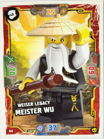 NINJAGO Trading Card Game (German) Series 6 - # 44 Weiser Legacy Meister Wu
