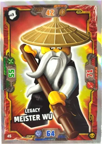 NINJAGO Trading Card Game (German) Series 6 - # 45 Legacy Meister Wu