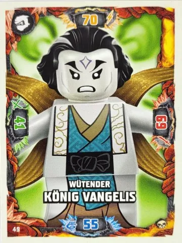 NINJAGO Trading Card Game (German) Series 6 - # 49 Wütender König Vangelis