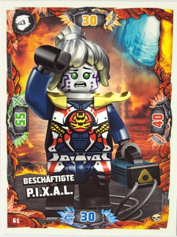 NINJAGO Trading Card Game (German) Series 6 - # 61 Beschäftigte P.I.X.A.L.