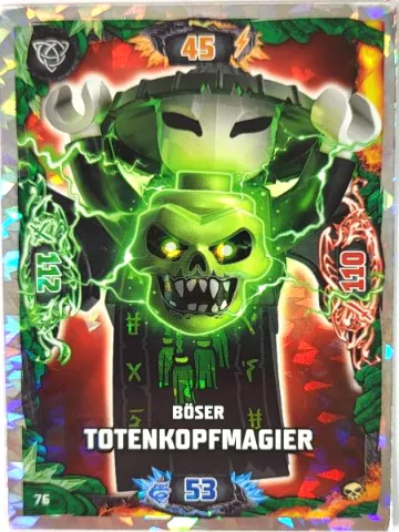 NINJAGO Trading Card Game (German) Series 6 - # 76 Böser Totenkopfmagier