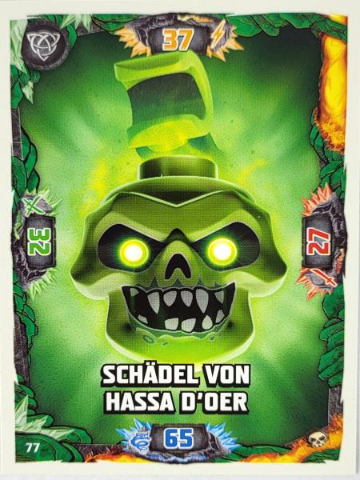NINJAGO Trading Card Game (German) Series 6 - # 77 Schädel von Hassa D'Oer