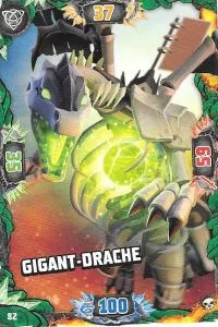 NINJAGO Trading Card Game (German) Series 6 - # 82 Gigant Drache
