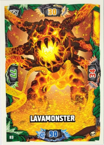 NINJAGO Trading Card Game (German) Series 6 - # 83 Lavamonster