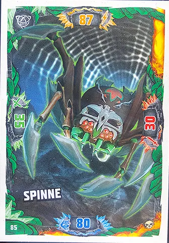 NINJAGO Trading Card Game (German) Series 6 - # 85 Spinne