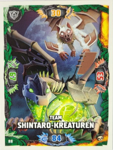 NINJAGO Trading Card Game (German) Series 6 - # 88 Team Shintaro-Kreaturen