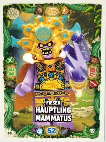 NINJAGO Trading Card Game (German) Series 6 - # 90 Fieser Häuptling Mammatus