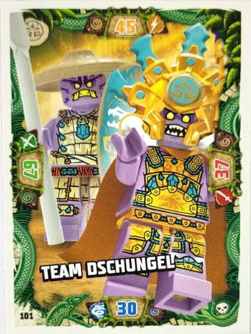 NINJAGO Trading Card Game (German) Series 6 - # 101 Team Dschungel