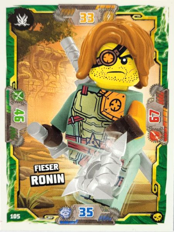 NINJAGO Trading Card Game (German) Series 6 - # 105 Fieser Ronin