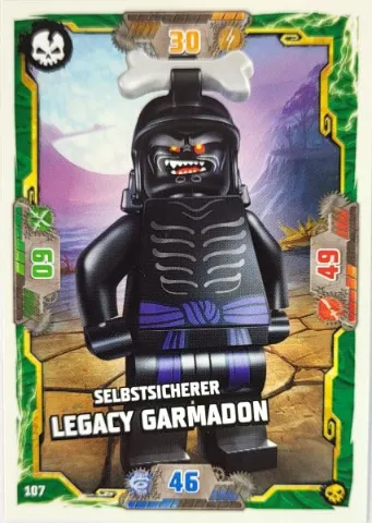 NINJAGO Trading Card Game (German) Series 6 - # 107 Selbstsicherer Legacy Garmadon