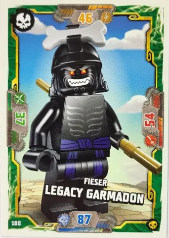 NINJAGO Trading Card Game (German) Series 6 - # 108 Fieser Legacy Garmadon